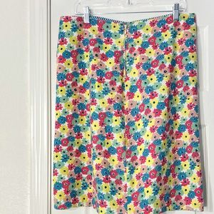 Seasalt Reversible Cotton Skirt Size US 10